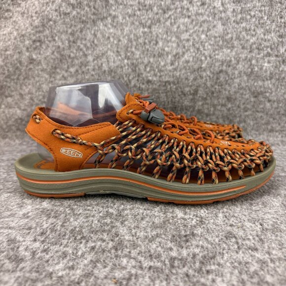 ✅Keen Uneek Sandals Men’s 9.5 Rust Bungie System Breathable Walking Water Shoes - Picture 7 of 12